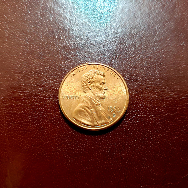 1993 D Lincoln Memorial Cent Penny