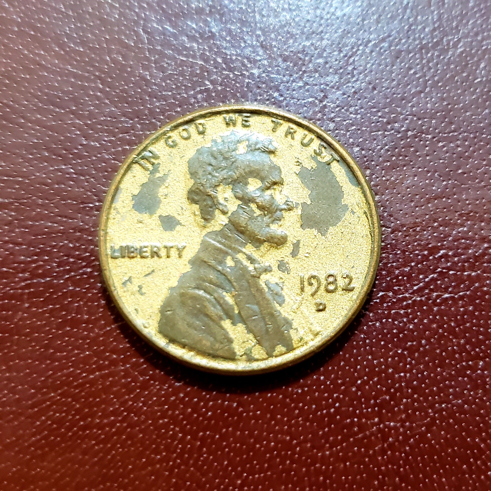 1982 D Lincoln Memorial Cent Penny