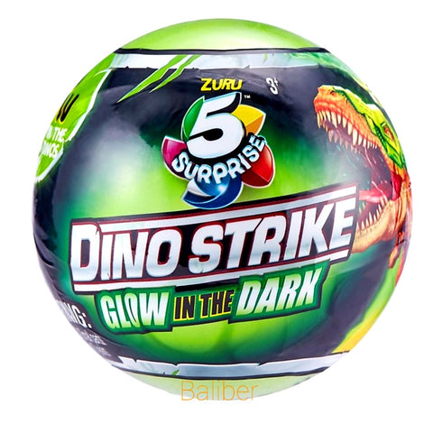 Zuru 5 Surprise DINO STRIKE Glow in the Dark