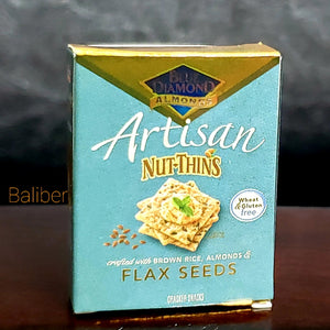 BLUE DIAMOND ALMONDS | Artizan NUT-THINS Flax seeds