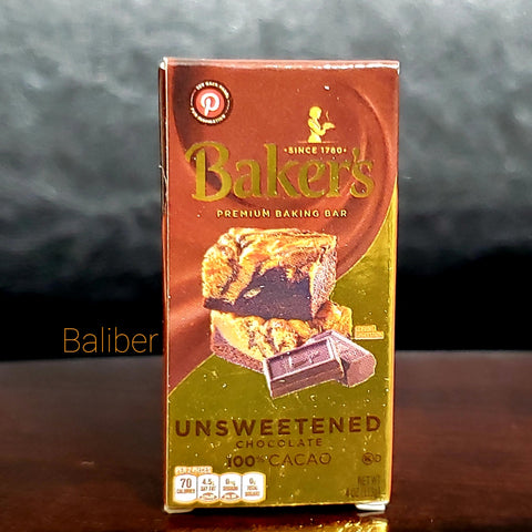 Baker's UNSWEETENED Chocolate 100% CACAO